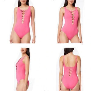 BLEU BY ROD BEATTIE RING ME UP LACE DOWN ONE SIZE 8